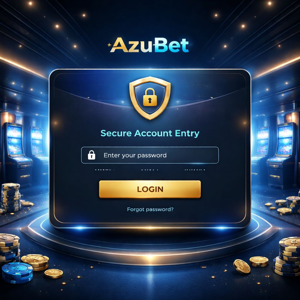 Pantalla de inicio de sesión AzuBet para acceso seguro a casino en México