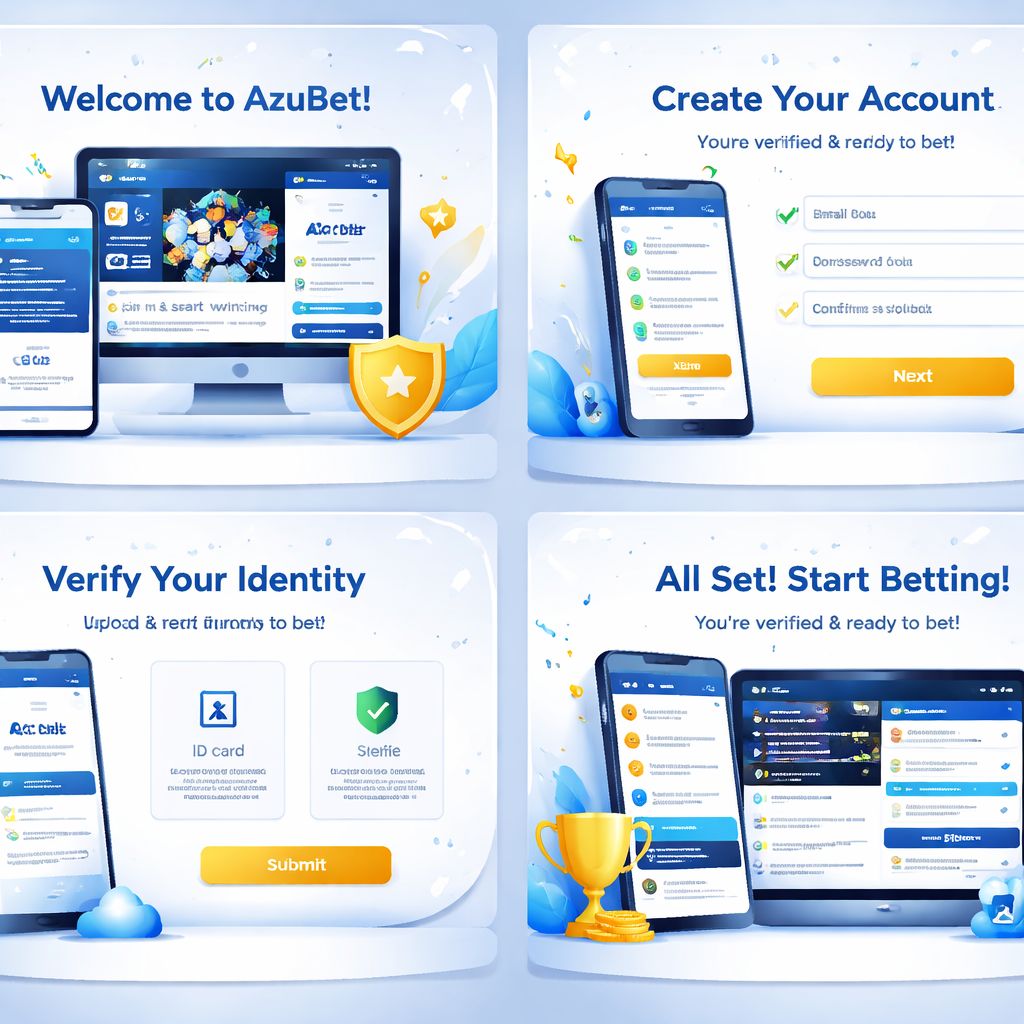 Creación de cuenta AzuBet y configuración segura de perfil