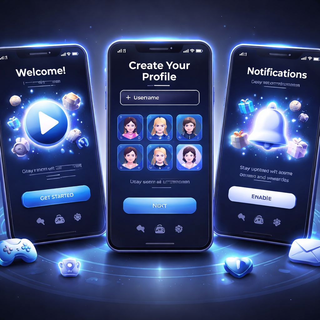 Acceso y configuración de la app AzuBet en un dispositivo móvil